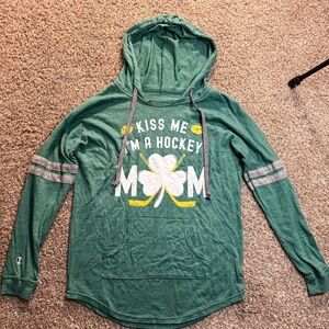 Holloway Green 'Kiss Me I'm a Hockey Mom' Hoodie